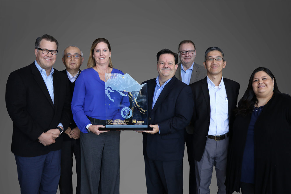 Mouser Electronics’ Service Excellence Honored for Sixth Straight Year